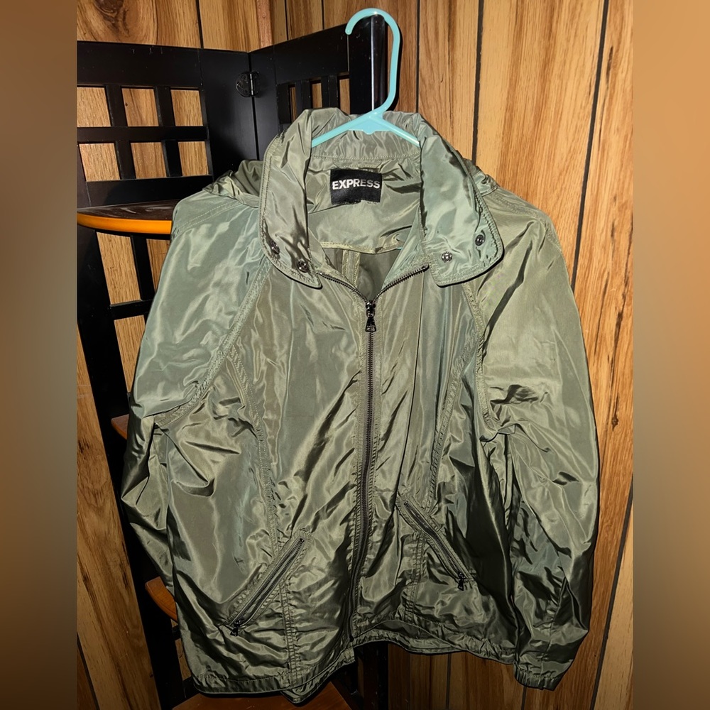Express light weight rain jacket